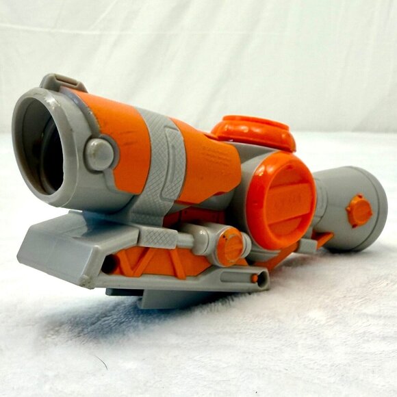 Nerf Zombie Strike Clear Shot Targeting Scope 2009 Gray Orange - Picture 4 of 9
